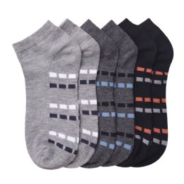 432 Pairs Power Club Spandex Socks (spark) Size 6-8 - Boys Ankle Sock