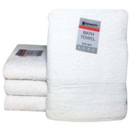 24 Pieces 27in X 52in Bath Towel White - Towels