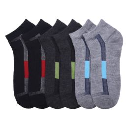 432 Pairs Power Club Spandex Socks (martial) 10-13 - Mens Ankle Sock