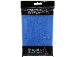 54 pieces Face Values Body And Bath Exfoliating Spa Cloth In Assorted - Shower Accessories