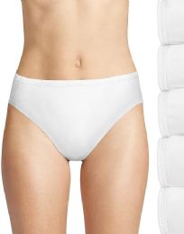 Yacht & Smith Womens Cotton Lycra Underwear White Panty Briefs In Bulk, 95% Cotton Soft Size 2xl