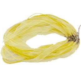 12 pieces Yellow Ribbon & Cord - Bows & Ribbons