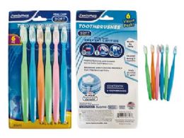 144 Wholesale Toothbrush 6pcs /set