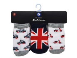 18 of Ben Sherman 6 Pack Baby England Themed Socks For Ages 2-4 ye
