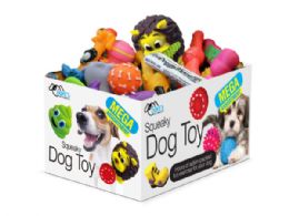 108 of Mega Dog Squeaker Toy Assorted Styles Countertop Display