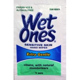 24 pieces Wet Ones Singles Sensitive Skin Hand Wipes - Hygiene Gear