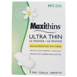 200 pieces Maxithins Ultra Thin Maxi With Wings - Hygiene Gear