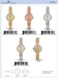 12 Pieces Ladies Watch - 52991 assorted colors - Women's Watches