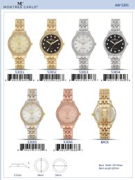 12 Pieces Ladies Watch - 53055 assorted colors - Women's Watches