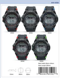 12 Pieces Digital Watch - 85506 assorted colors - Digital Watches