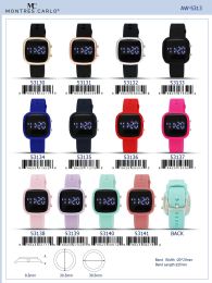 12 Pieces Digital Watch - 53136 assorted colors - Digital Watches