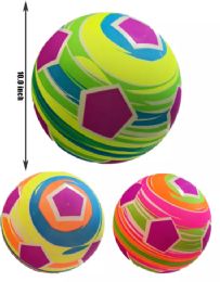 12 Pieces 10" Mix White Beach Ball 8dz/cs - Beach Toys