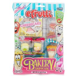 12 of Bakery Shop Bag Gummi Candy By Efrutti 2.7 Oz Peg Bag Counter Display