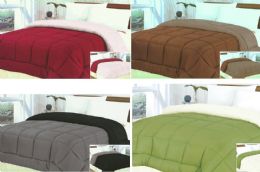 4 Pieces Twin Comforter In Assorted Colors 66x86 - Comforters & Bed Sets