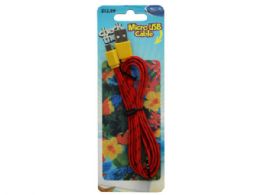 120 of Solaray 3 Foot Colorful Fabric Micro Usb Cable