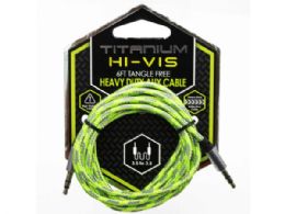 66 pieces Celltronic HI-Vis Titanium 6 Foot Tangle Free Auxiliary Audi - Cables and Wires