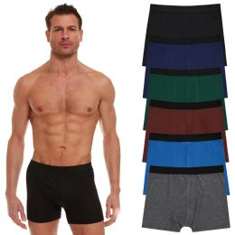 6 Wholesale Mens Cotton Underwear Boxer Briefs In Assorted Colors Size Xlarge