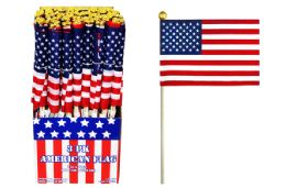 72 Pieces American Flags 3 Pack - 4th Of July