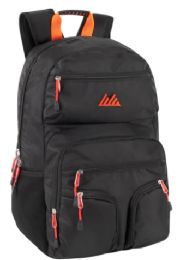 24 Pieces 19-Inch Mountain Edge Multi Pocket Backpack W Laptop Sleeve - Backpacks 15" or Less
