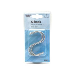 24 Pieces 2" S - Hook 3pcs Pack - Hooks