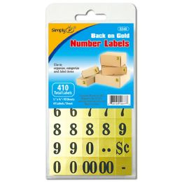 24 Pieces 410 Ct Number Labels - Labels ,Cards and Index Cards