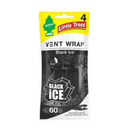 4 Wholesale Little Tree 4 Ct Vent Wrap Black Ice