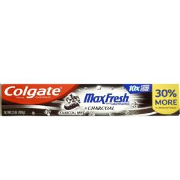 24 Wholesale Colgate Toothpaste 2.5 Oz Max Fresh Charcoal Mint