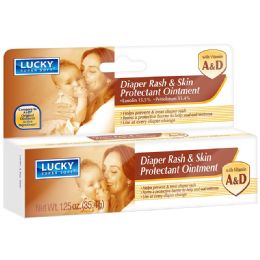 24 pieces Lucky Super Soft Diaper Rash & Skin Protectant Ointment1.25 Oz With A & D Vitamins - Pain and Allergy Relief