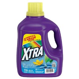 4 Pieces Xtra Liquid Detergent 139.2 Oz Mountain Rain 116 Loads - Laundry Detergent
