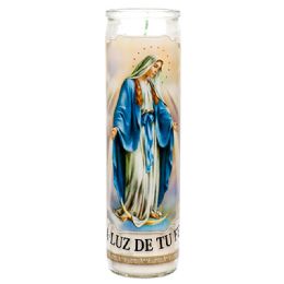 12 Pieces VeL-Mex Candle 1 Ct Maria Milagrosa - Candles & Accessories