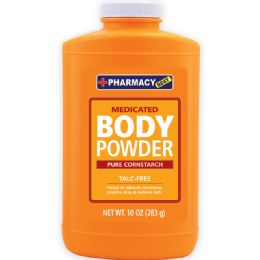 24 of Pharmacy Best Body Powder Medicated Cornstarch - 10 oz