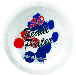 12 Pieces Readi Foam Plate 8.75 In 50 Ct White - Disposable Plates & Bowls