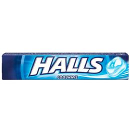 240 Wholesale Halls Cough Drops 9 Ct Cool Wave Menthol uk