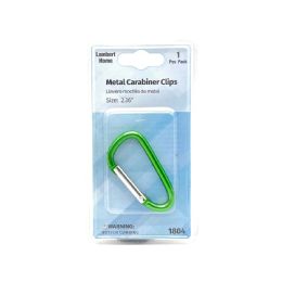 24 Pieces 2.8" Metal Backpack Key Chain - Clips and Fasteners