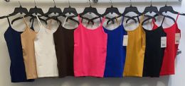 144 Pieces Women's Assorted Colors Camisole Tops - Womens Camisoles & Tank Tops