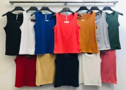 144 Pieces Women's Assorted Colors Camisole Tops - Womens Camisoles & Tank Tops