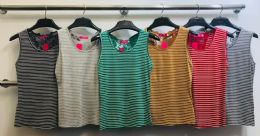 72 Pieces Women's Assorted Colors Cotton Camisole Tops - Womens Camisoles & Tank Tops