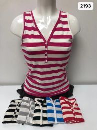 72 Pieces Women's Assorted Colors Cotton Camisole Tops - Womens Camisoles & Tank Tops