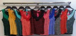 72 Pieces Women's Assorted Colors Cotton Camisole Tops - Womens Camisoles & Tank Tops