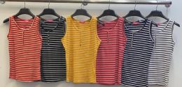 72 Pieces Women's Assorted Colors Cotton Camisole Tops - Womens Camisoles & Tank Tops