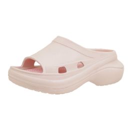 12 Pairs Women's Two Tone Slip On Mule Nude - Women's Slippers