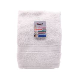 12 Pieces Cotton Bath Towel 27x52" White - Towels