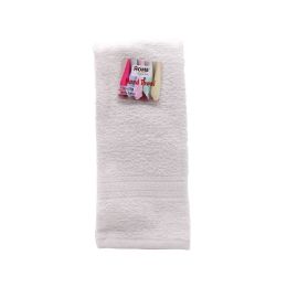 36 Pieces Cotton Hand Towel 15x25" White - Towels