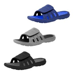 48 Pairs Men's Velcro Sandal Assorted - Men's Flip Flops and Sandals