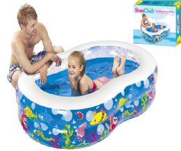 4 Pieces Inflatable Oval Pool - Water Sports