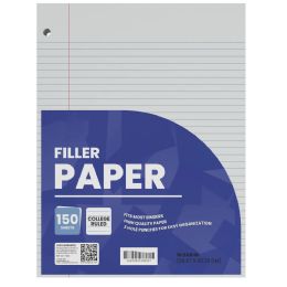 36 of CollegE-Ruled Filler Paper 150 Sheets