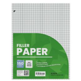 36 of QuaD-Ruled Filler Paper 150 Sheets