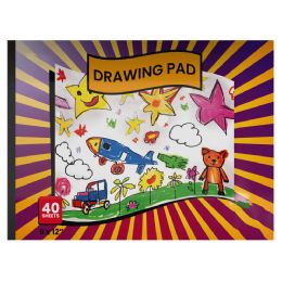 48 Pieces Drawing Pad 9x12" 40 Sheets - Sketch, Tracing, Drawing & Doodle Pads