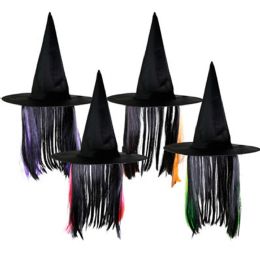 24 of Adult Witch Hat With Hair