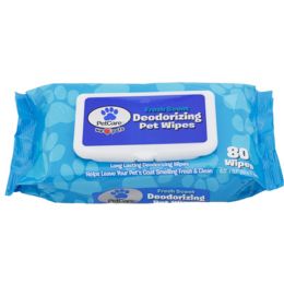 12 pieces Pet Wipes 80ct Fresh Scent Deodorizing - Pet Grooming Supplies